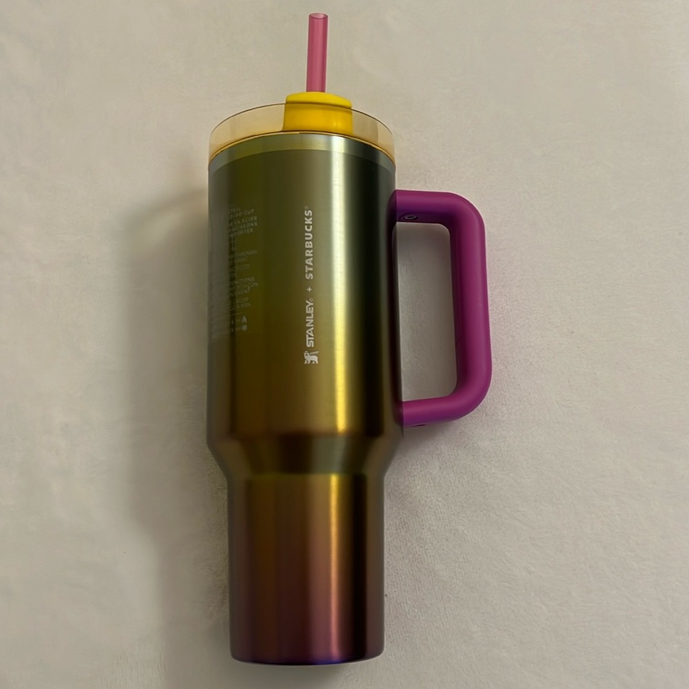 Authentic 40oz Starbucks x Stanley Sunrise Quencher Brand New